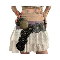 Cinto Feminino Y2K Jeans Ocidental Com Fivela De Metal Vazada, Cintura Larga, Moderno E Vintage Para