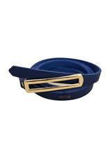 Cinto Fininho Fit Feminino 1cm Fivela Dourada Vazada Premium JK do PP ao Plus Size