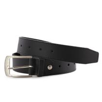 Cinto Fino Couro Social Preto Masculino Pampas Country