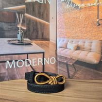 Cinto FINO Feminino Fivela de LAÇO inspiração CAMURÇA com toque macio e ELEGANTE