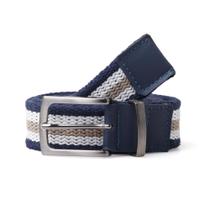 Cinto Gorgurão Mesclado Azul Marinho