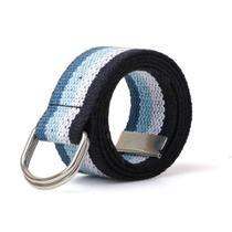 Cinto Gorgurão Mesclado Azul - Meia Argola