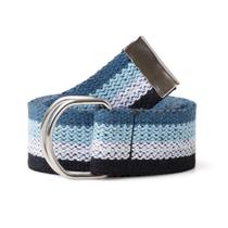 Cinto Gorgurão Mesclado Azul - Meia Argola