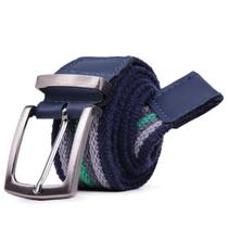 Cinto Gorgurão Mesclado Azul/Verde