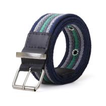 Cinto Gorgurão Mesclado Azul/Verde - Fivela Rolete