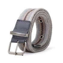Cinto Gorgurão Mesclado Cinza - Fivela Rolete