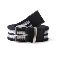 Cinto Gorgurão Mesclado Preto - Fivela Rolete