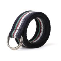 Cinto Gorgurão Mesclado Verde/Vermelho - Meia Argola