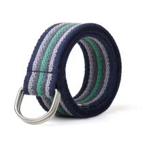 Cinto Gorgurão Mesclado Verde/Vermelho - Meia Argola