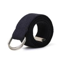 Cinto Gorgurão Preto - Meia Argola