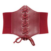 Cinto GRACE KARIN Wide Vintage para mulheres vermelho de Halloween Cinto GRACE KARIN Wide Vintage para mulheres vermelho de Halloween