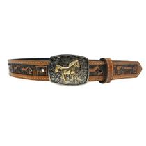Cinto Infantil Cowboy Couro Caramelo Dawson Cinto Infantil Cowboy Couro Caramelo Dawson