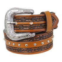 Cinto Infantil Marrom com Apliques Cow Way 39514