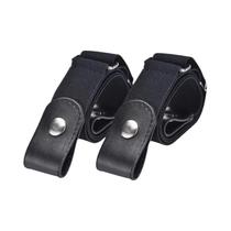 Cinto Invisível Ajustável Com Faixa Elástica 2 Peças Sem Fivela Para Mulheres E Homens, Jeans E