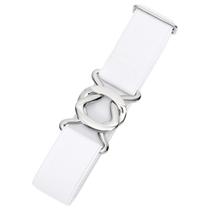 Cinto invisível JASGOOD, elástico confortável para mulher, J-White