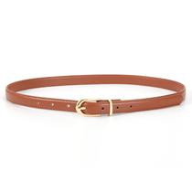 Cinto JASGOOD feminino de couro fino, skinny, para jeans Cinto JASGOOD feminino de couro fino, skinny, para jeans