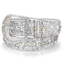 Cinto JASGOOD Strass Western Cowgirl Cowboy Leather