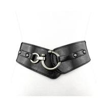 Cinto Largo Elástico De material sintético Vintage Feminino, Faixa De Cintura De Cor Sólida, Faixa De