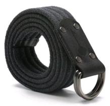 Cinto Lona Premium Masculino Reforçado 3 Bordas 2 Argolas 4cm