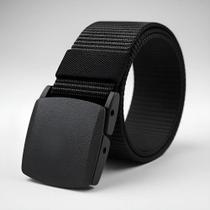 Cinto Mardi Antialergico Preto Fivela De Engate Rapido Plast