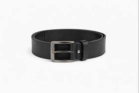 Cinto Masculino AC Jeans em Couro Soleta Preto Esportivo e Casual Cinto Masculino AC Jeans em Couro Soleta Preto Esportivo e Casual