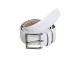 Cinto masculino branco em couro Fasolo G007143051