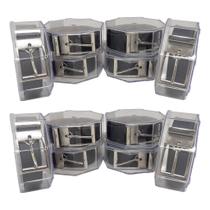 Cinto Masculino c/ Caixinha na Cor Preto Tamanho 120cm Cinto Masculino c/ Caixinha na Cor Preto Tamanho 120cm