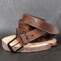 Cinto Masculino Casual Couro Original Use Young Fivela Metal