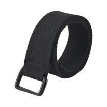 Cinto Masculino Casual De Algodão E Lona Com Fivela De Anel Duplo, Cinto De Tecido Moderno