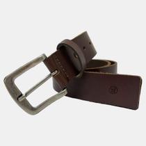 Cinto masculino casual em couro legítimo
