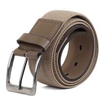 Cinto Masculino Casual Fasolo Elástico Couro Legítimo Confortável