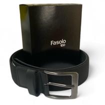 Cinto Masculino Com Elástico Couro Legítimo Fasolo Casual