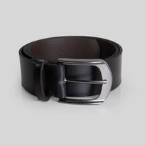 Cinto Masculino Com Fivela Preto Reforçado Casual Social