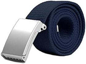 cinto masculino cor azul finvela em aço