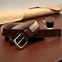 Cinto Masculino Couro Elástico Confortável Casual Premium Cinto Masculino Couro Elástico Confortável Casual Premium