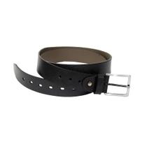 Cinto Masculino Couro Fivela Casual Ajustável Liso