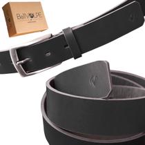 Cinto Masculino Couro Legítimo Agro Rústico Cor Preto ou Marrom