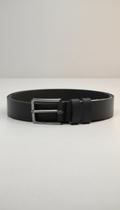 Cinto Masculino Couro Liso Fivela Quadrada 40mm