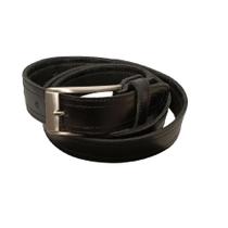 Cinto Masculino Couro Preto RMarqCollection Fivela Largura (3,5 cm)