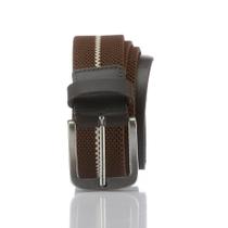 Cinto Masculino de Couro Casual com Elástico para Presente