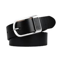 Cinto Masculino De Couro Genuíno Com Fivela De Alta Qualidade, Casual, Social E Estilo Cowboy