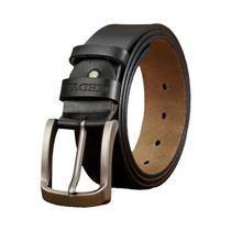 Cinto Masculino De Couro Genuíno Com Fivela De Liga Macia Para Jeans Da MEDYLA