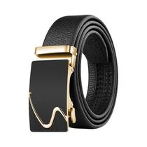 Cinto Masculino De Couro Genuíno De Alta Qualidade Com Fivela De Metal Em PU Macio Para Calças