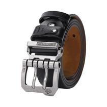 Cinto Masculino De Couro Genuíno De Luxo Com Fivela De Pino Vintage Para Jeans De Alta Qualidade