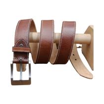 Cinto Masculino de Couro Legítimo com Fivela de Metal - Design Único