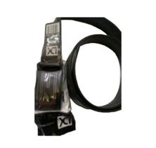 Cinto Masculino De Couro Preto 120CM Metal E P.U Duke