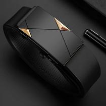 Cinto Masculino de Couro PU com Fivela Automática - Luxo e Alta Qualidade