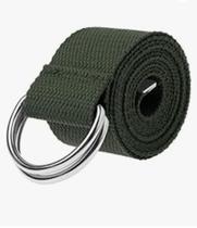 Cinto Masculino De Lona 120CM Verde Musgo Poliéster E Plástico Duke