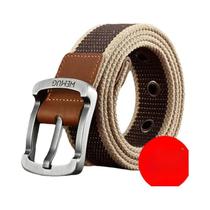 Cinto Masculino De Lona Ultra Grossa, Moderno, Durável E Alongado Para Treinamento Militar