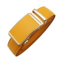 Cinto Masculino De Luxo Em Couro Genuíno Preto Com Fivela Automática Para Negócios - Novo Design